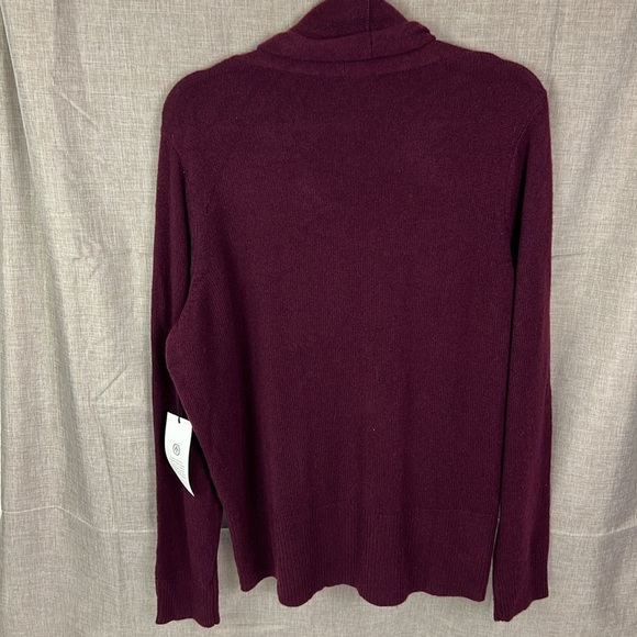 Ann Taylor New Women’s XXL 100% Cashmere Shawl Collar Wrap Sweater - Picture 2 of 8